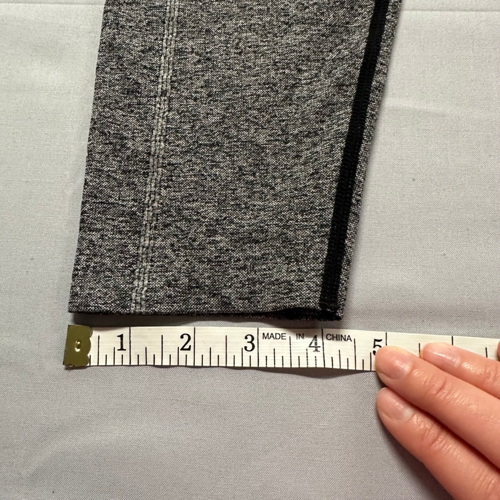 PINK Active Victorias Secret Gray Space Dye Seamless High Rise Leggings Large - Picture 3 of 6